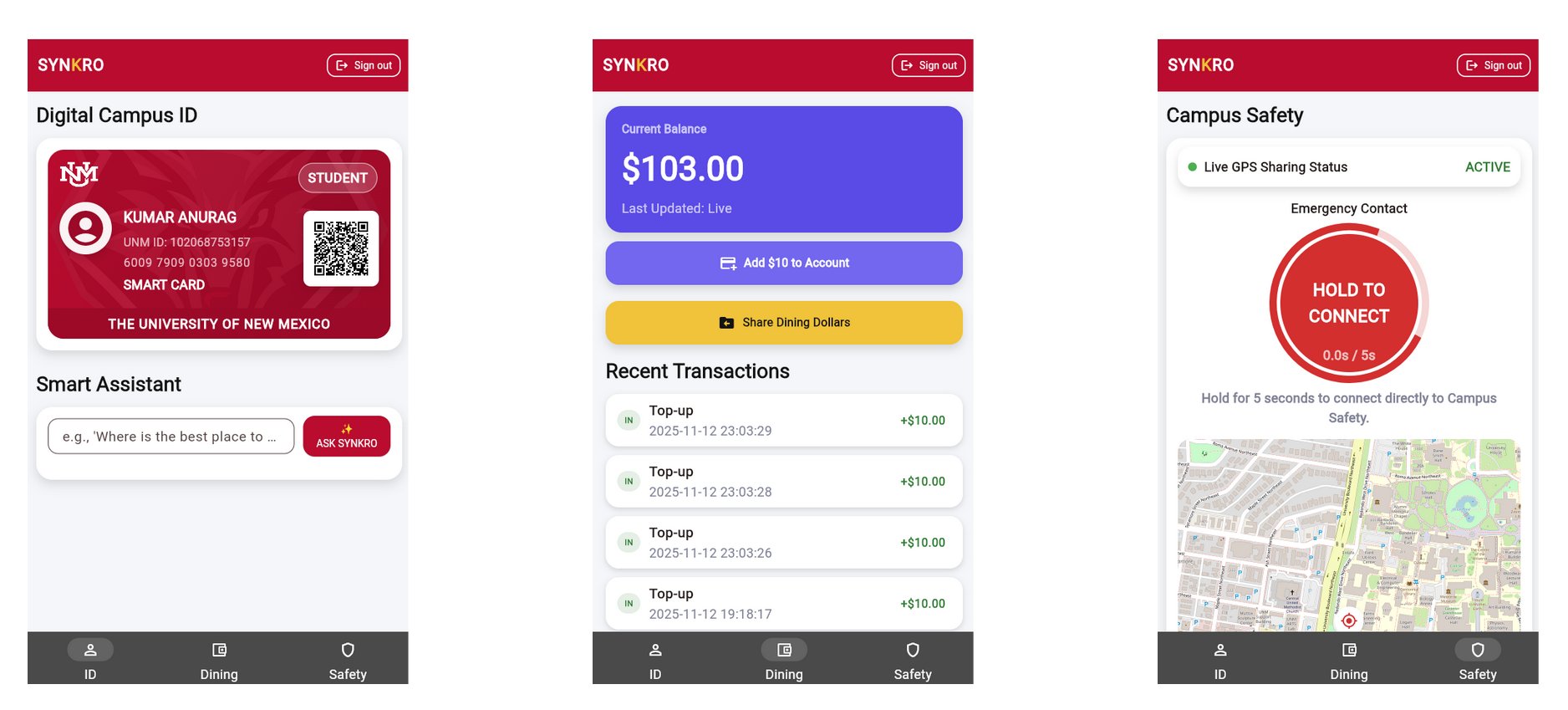 SYNKRO App Presentation